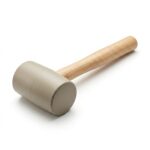 Heavy Duty Rubber Mallet Hammer – Non-Marking Soft Strike Hammer for Woodworking & Construction