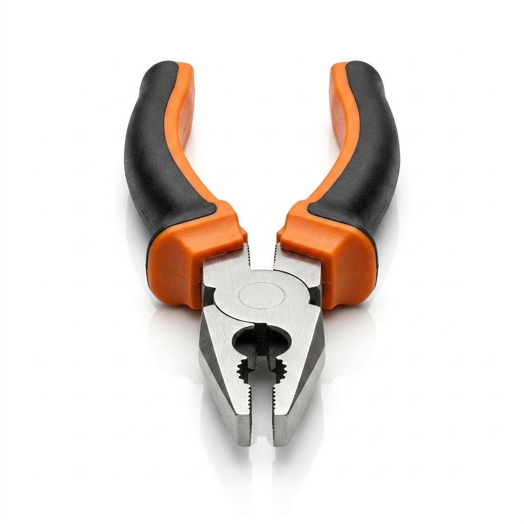 10 8-Inch Combination Pliers for Grip, Cutting & Repair Work - Image 1