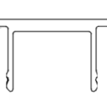 Pocket Filler (A13) – Heavy Duty Steel Filler Profile for Door Pocket Systems