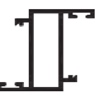 Small Z (AW04) – Heavy Duty Steel Z-Profile for Window Systems