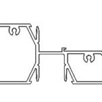 Double Section (A19) – Heavy Duty Steel Double Profile for Structural Door Systems