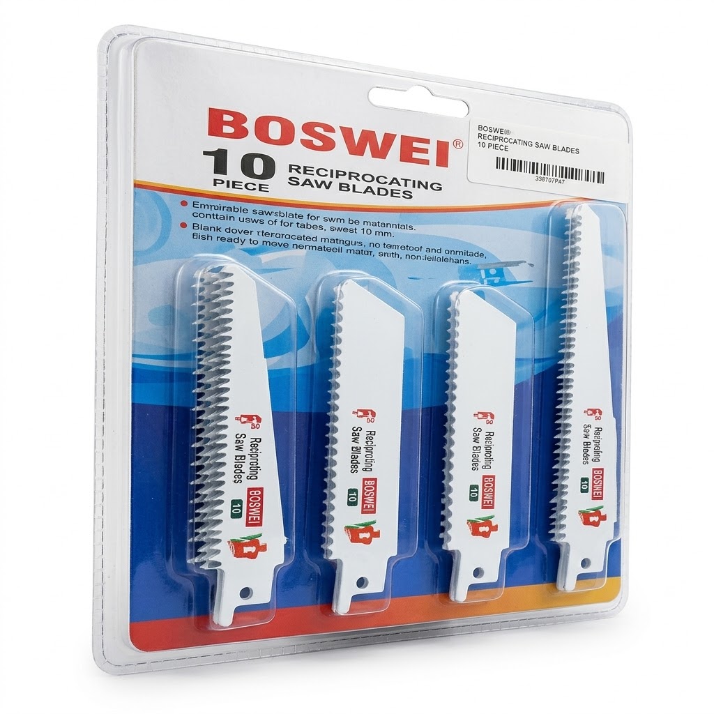19 10-Piece Heavy-Duty Saw Blade Set for Multi-Purpose Cutting - Image 1