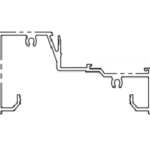 Bead Section (A02) – 6.6m Steel Bead Profile for Door & Frame Systems