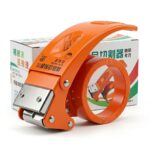 Red Tape Dispenser – Heavy-Duty Packaging Tape Cutter Tool