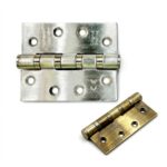 4-Inch Stainless Steel Door Hinges | Heavy Duty Butt Hinges for Wooden & Metal Doors