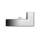 Top Door L-Corner Lock with Stopper – Gold Finish for Glass Doors