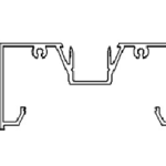 25mm Fix Frame (A24) – Heavy Duty Steel Fixing Frame Profile