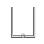 Toughened Glass Slim U (A28) – Slim U Channel Profile for Toughened Glass Systems