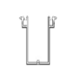 Door Insert Bottom (AS03) – Aluminum Bottom Insert Profile