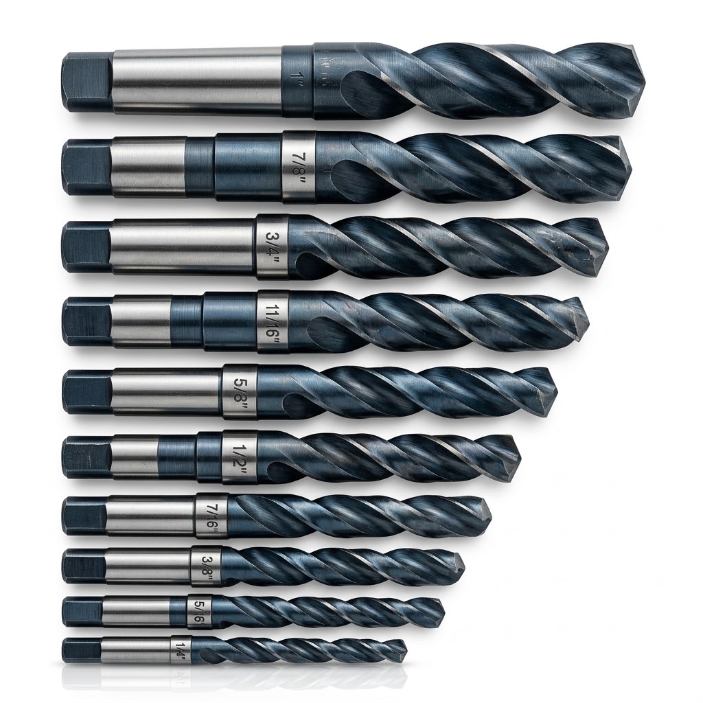 4e128668-8449-4ee8-8fb2-e6e9255977ce HSS Drill Bits Set (10 Pieces) – High-Speed Steel Precision Drilling Bits - Image 1