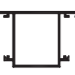 Medium T (AH05) – Heavy Duty Steel T-Profile for Door & Frame Systems