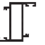Small Z (AH07) – Heavy Duty Steel Z-Profile for Door & Frame Systems