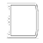 Door Stile (Plain) (A08) – Heavy Duty Steel Door Stile Profile