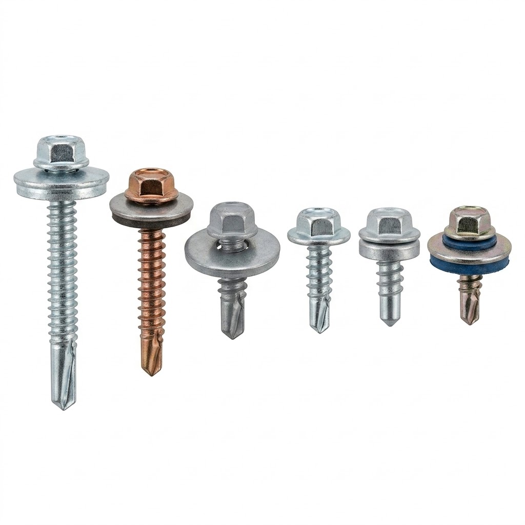 b39624c8-c701-4ee7-bbea-370047a40859 Hex Self-Drilling Screw with Washer – Heavy Duty Hex Head Roofing & Fixing Screw - Image 1